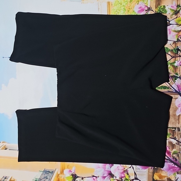 Joseph Ribkoff Black High-Waisted Pull on Pants Size 6 - Picture 4 of 4